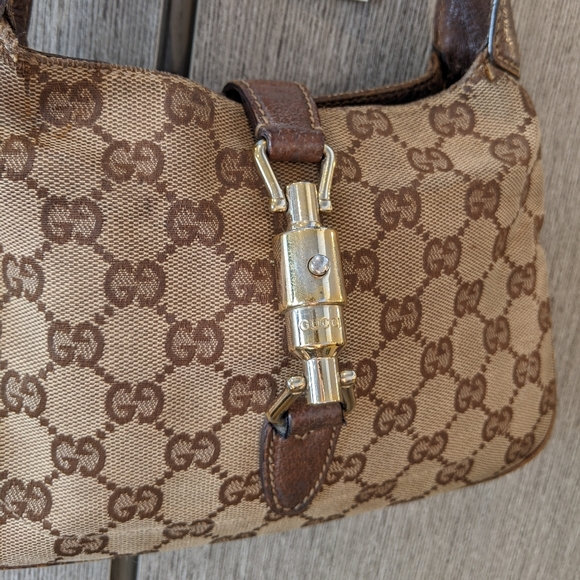 Gucci: Mini Jackie Piston 1961 Monogram Hobo Bag (RARE) - Picture 5 of 16